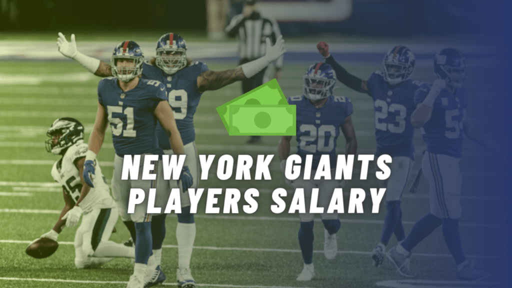 New York Giants Players Salary Cap 2022
