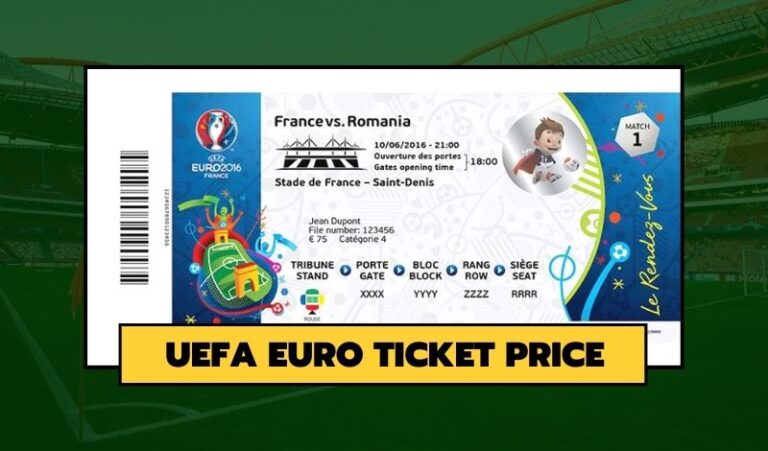 UEFA Euro 2021 Ticket Price
