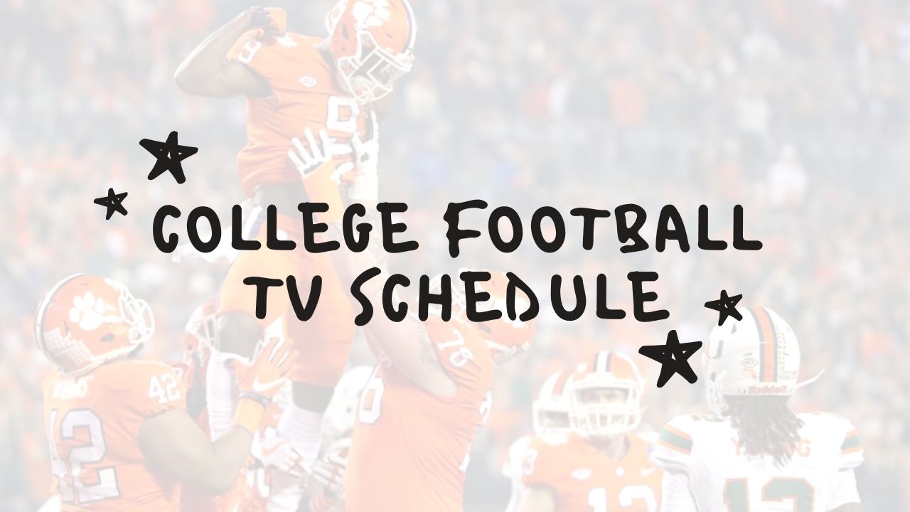 College Football 2022 TV Schedule