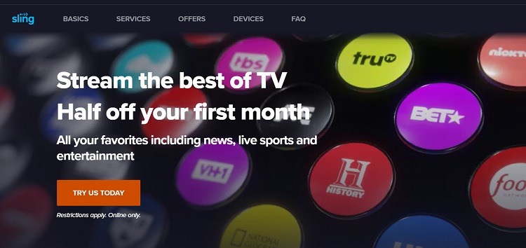 sign up for sling tv